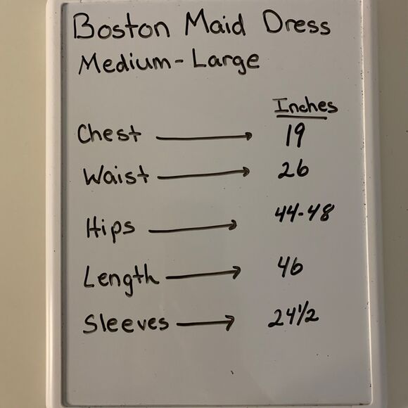 Vtg 80s Blue Midi Dress S-M Blouson White Lace 70s Mother of Bride Boston Maid - Picture 12 of 12